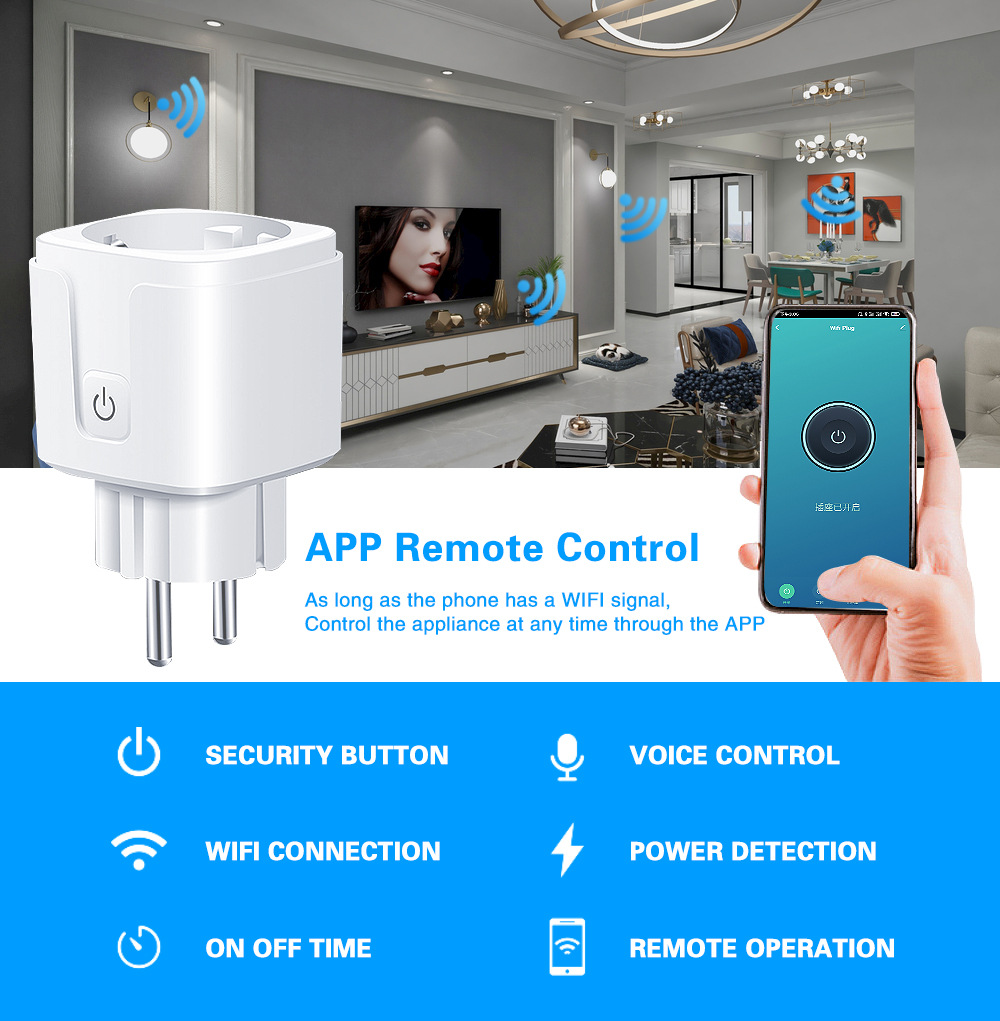CNBW EU Plug 16A 220V Electric Wireless Smart Power Plug Energy Google Alexa Voice Control US Mini WiFi Smart Plug Socket from China manufacturer - Bowang Switch Socket Products Supplier CNBW EU Plug 16A 220V Electric Wireless Smart Power Plug Energy Google Alexa Voice Control US Mini WiFi Smart Plug Socket from China manufacturer - Bowang Switch Socket Products Supplier