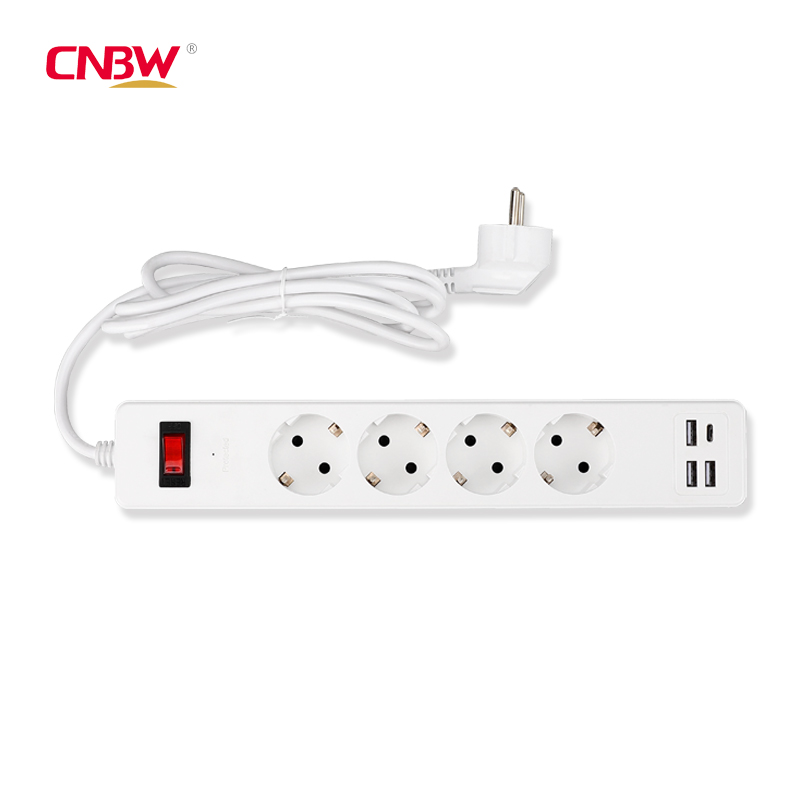 CNBW Eu 4 USB A+C Switched Electrical Power Extension Socket 4 Eu Plug 250V Rated with USB Surge Protector PC Material USB Power Socket Strip from China manufacturer - Bowang Switch Socket Products Supplier CNBW Eu 4 USB A+C Switched Electrical Power Extension Socket 4 Eu Plug 250V Rated with USB Surge Protector PC Material USB Power Socket Strip from China manufacturer - Bowang Switch Socket Products Supplier
