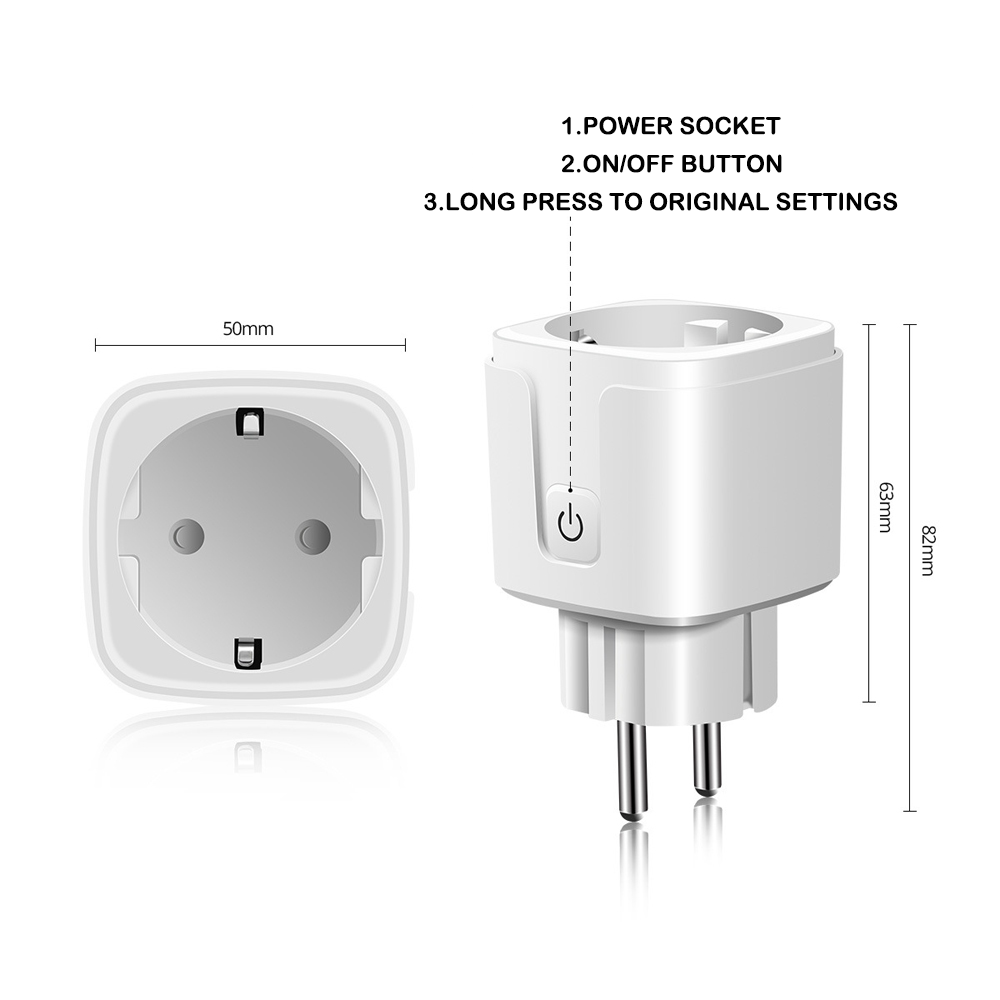 CNBW EU Plug 16A 220V Electric Wireless Smart Power Plug Energy Google Alexa Voice Control US Mini WiFi Smart Plug Socket from China manufacturer - Bowang Switch Socket Products Supplier CNBW EU Plug 16A 220V Electric Wireless Smart Power Plug Energy Google Alexa Voice Control US Mini WiFi Smart Plug Socket from China manufacturer - Bowang Switch Socket Products Supplier