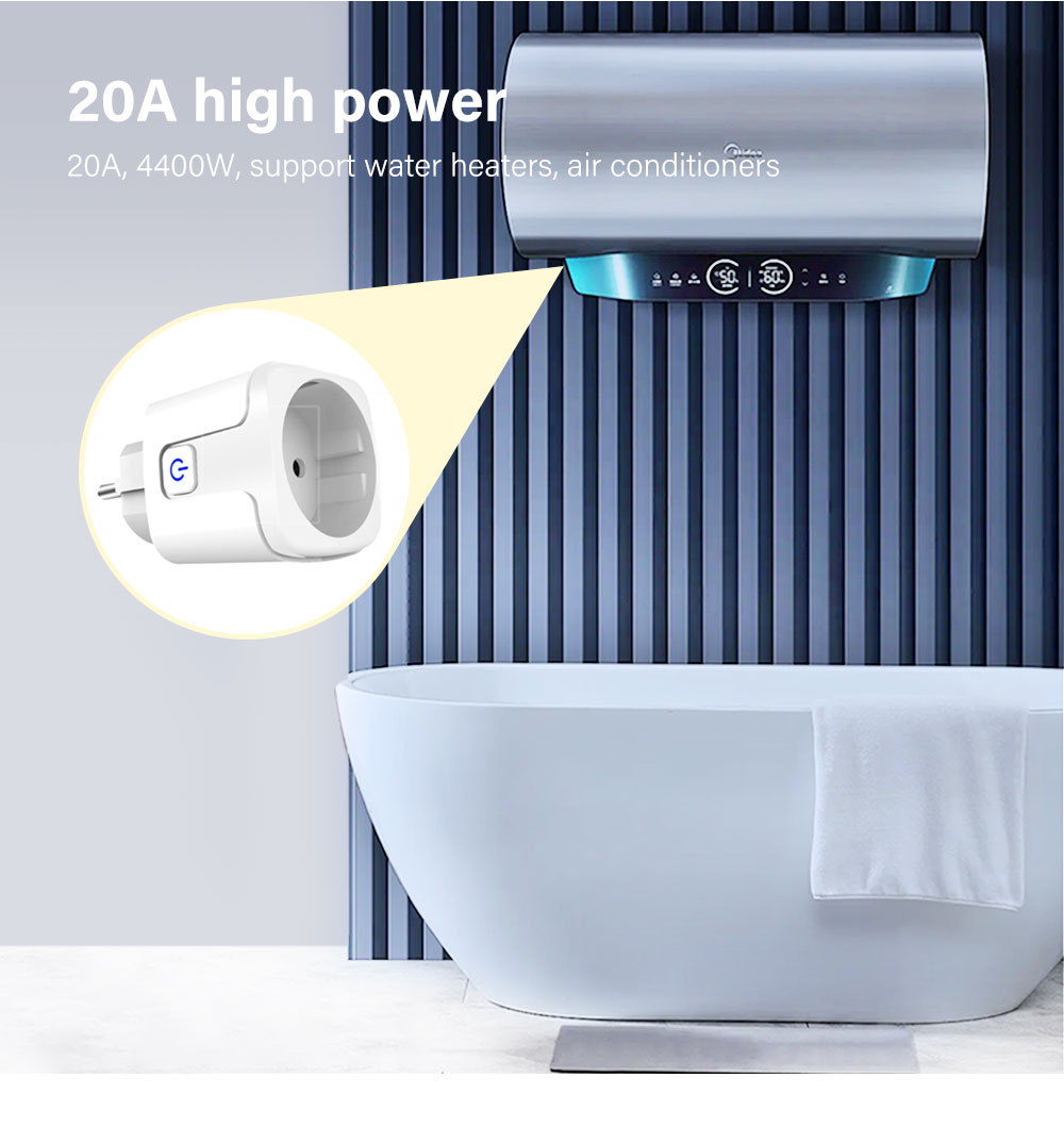 CNBW EU Plug 16A 220V Electric Wireless Smart Power Plug Energy Google Alexa Voice Control US Mini WiFi Smart Plug Socket from China manufacturer - Bowang Switch Socket Products Supplier CNBW EU Plug 16A 220V Electric Wireless Smart Power Plug Energy Google Alexa Voice Control US Mini WiFi Smart Plug Socket from China manufacturer - Bowang Switch Socket Products Supplier
