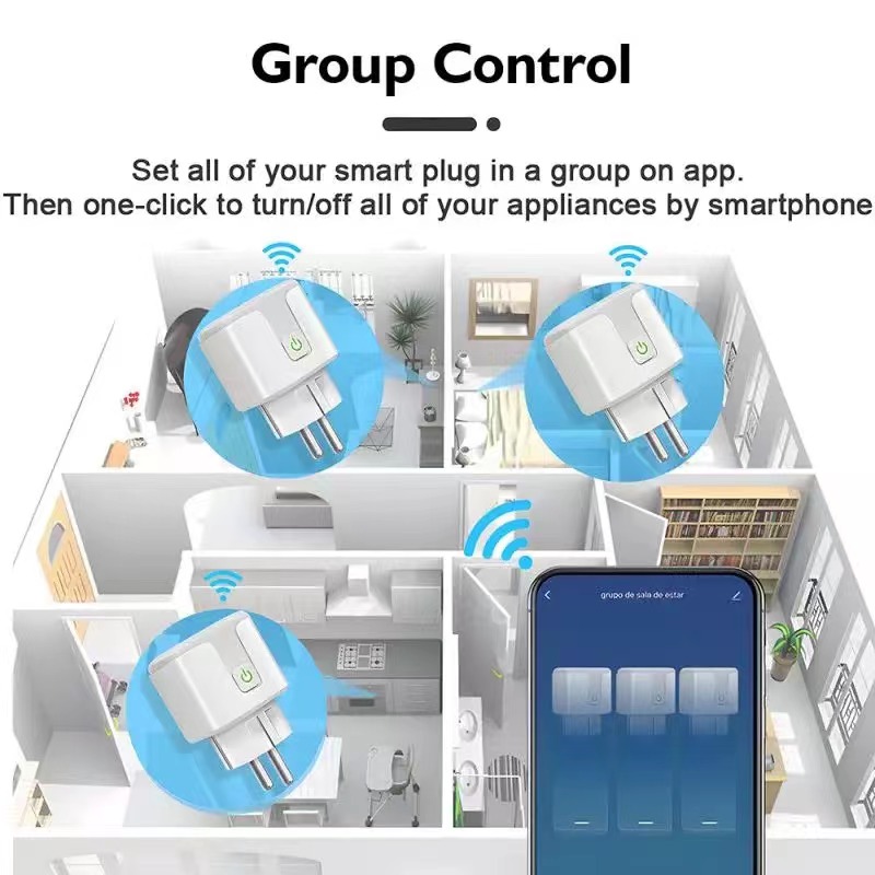 CNBW EU Plug 16A 220V Electric Wireless Smart Power Plug Energy Google Alexa Voice Control US Mini WiFi Smart Plug Socket from China manufacturer - Bowang Switch Socket Products Supplier CNBW EU Plug 16A 220V Electric Wireless Smart Power Plug Energy Google Alexa Voice Control US Mini WiFi Smart Plug Socket from China manufacturer - Bowang Switch Socket Products Supplier