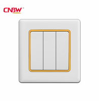 Electric Light Switches 3Gang 1/2way Factory,Electric Light Switches warehouse,Uk 3 Gang switch factory,OEM/ODM Customized wall switch socket factory,PC Wall light switch manufacturer