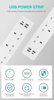 CNBW UK 4 USB A+C Switched Electrical Power Extension Socket 4 Uk Plug 250V Rated Voltage Copper Conductor PC Material USB Power Socket Strip from China manufacturer - Bowang Switch Socket Products Supplier