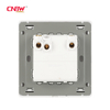 UK PC Wall Switch with Big Button,2 gang power switch,white power light switch,220V-250V wall PC switch,home switch 16a