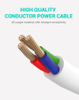 CNBW UK 4 USB A+C Switched Electrical Power Extension Socket 4 Uk Plug 250V Rated Voltage Copper Conductor PC Material USB Power Socket Strip