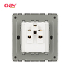 UK Standard 220v-250v Single Pole Tempered Glass Electrical Power Socket 5 Pin Universal Switch 13A/16A Rated Current Electronics