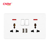 High Quality usb socket warehouse,Double switch socket with USB supplier,British Standard Rated Voltage 250V 13a Double Uk Switches Socket,2gang switch double socket with usb,double electric sockets and switch factory