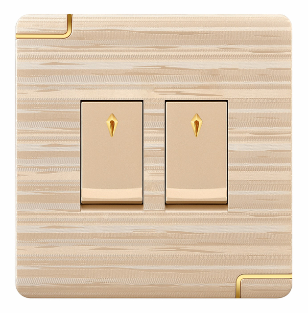 Bangladesh New Design of Embossed Marble PC Panel 500W 2 Gang Switch Fan Dimmer Switch Fan Speed Controller Bestseller