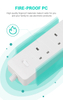 CNBW UK 4 USB A+C Switched Electrical Power Extension Socket 4 Uk Plug 250V Rated Voltage Copper Conductor PC Material USB Power Socket Strip from China manufacturer - Bowang Switch Socket Products Supplier