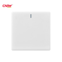 86 type 220v-250v Uk Standard Electrical Switch ODM/OEM PC Acrylic Large Panel Design Brushed Wall Switch And Socket Socket