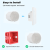 CNBW Eu/UK Standard Wifi Tuya Zigbee Homekit Smart Switch Wireless APP Touch Glass Panel Wall Smart Switch 1/2/3/4 Gang Smart Switch