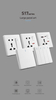 86 type 220v-250v Uk Standard Electrical Switch ODM/OEM PC Acrylic Large Panel Design Brushed Wall Switch And Socket Socket