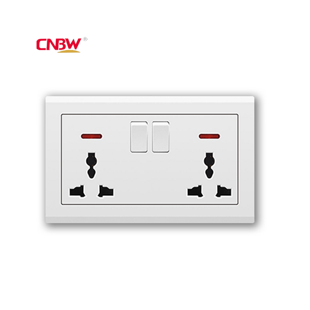 uk stardand double 3pin Universal Switch socket supplier,electric switch and socket switch 220v,Uk wall switch socket factory oem,wholesale best electric switches,glass panle switch supplier