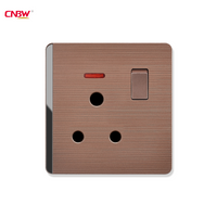PC Flame Switched Socket Supplier,15A 3 Pin Round Plug Single Pole Type Wholesale,Electrical switch socket Production manufacturer,15A power socket,plug and socket 3p 15a