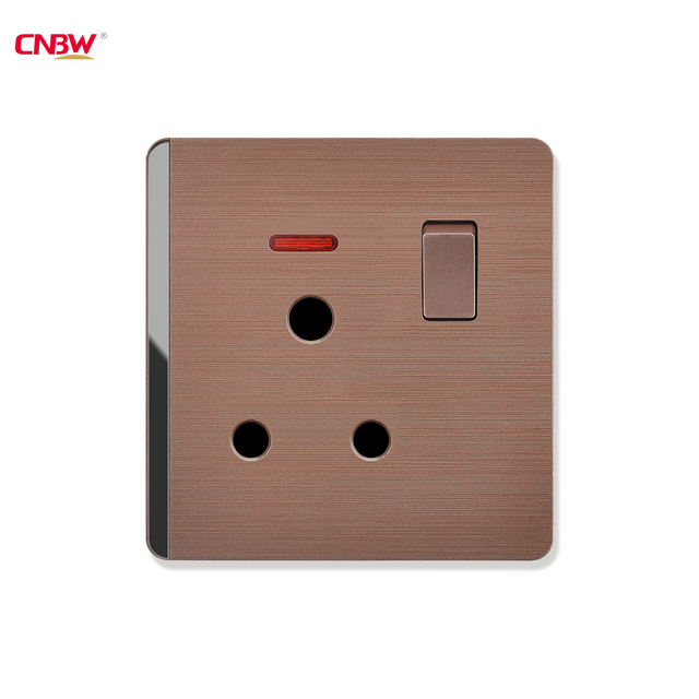 PC Flame Switched Socket Supplier,15A 3 Pin Round Plug Single Pole Type Wholesale,Electrical switch socket Production manufacturer,15A power socket,plug and socket 3p 15a