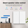 86type Eu/UK Standard Tuya Wifi App Android Large Big Button Switch Touch Switch APP Glass Panel Wall Smart Touch Switch 1gang Switch