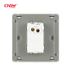 UK Standard 220v-250v Single Pole Tempered Glass Electrical Power Socket 1gang Universal Switch 13A/16A Rated Current Electronics