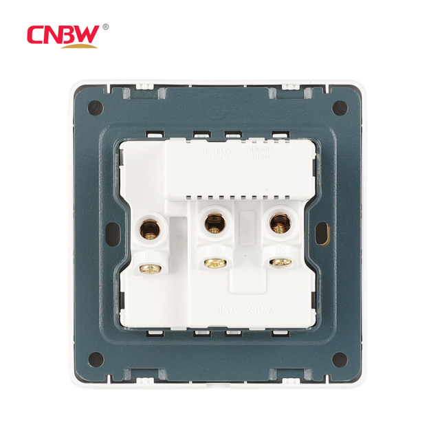 3Pin UK Wall Socket with USB Factory,UK-Plug Socket Customizable Factory,USB A+C Switch Socket Factory,220V-250V 13A switch socket with USB+Type-c,UK plug socket USB