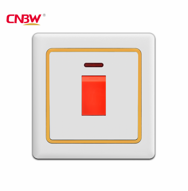 25A water heater switch with neon Factory,Electric power switch warehouse,Uk 20a wall switch socket factory,Wall Dp Switch OEM/ODM supplier,25A switch supplier