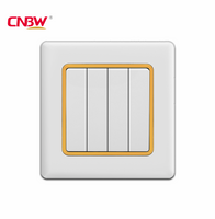 Electric Light Switches 4Gang 1/2way Factory,Electric Light Switches warehouse,Uk 4 Gang switch factory,OEM/ODM Customized wall switch socket factory,PC Wall light switch manufacturer