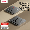 2026 CNBW Switch Socket Factory13A Ultra-Thin 3Pin Universal Multi Plugs Socket PC UK 220V-250V Electric Power Copper Material